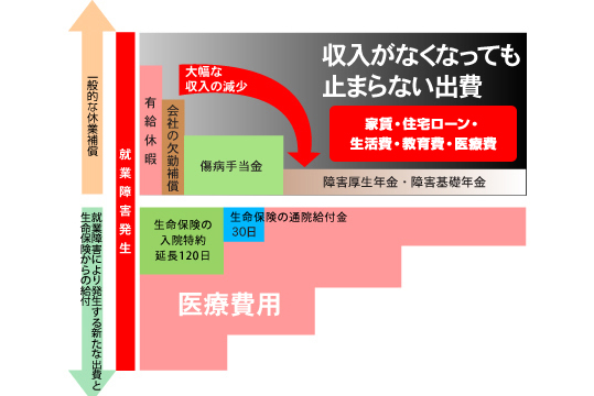 会社員の受給イメージ